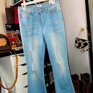 YMI Mid-Rise Flare Jeans
